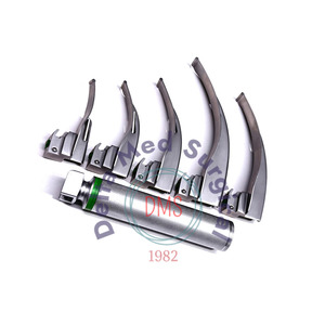 Set de Instrumentos de Anestesia y ORL EMT, Mango Mediano Mac con 5 Hojas, Laringoscopio de Fibra Óptica, Instrumentos Quirúrgicos Básicos - Product Image 6