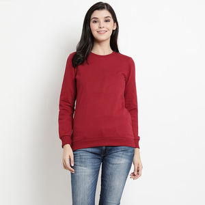 Sweat-shirts longs en polaire pour femmes de haute qualité 2024, avec logo personnalisé sur le devant, respirants, imprimés, prix de gros - Product Image 1