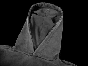 100% Cotton High Quality Custom Logo Vintage Oversized Embroidery Streetwear <b>Hoodie</b> Patched Vintage Acid Wash Jacket for <b>Man</b> - Product Image 3