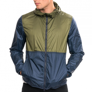 Veste coupe-vent en nylon vintage pour homme avec fermeture éclair et col montant coupe-vent couleur bloc tenues personnalisées veste coupe-vent - Product Image 4