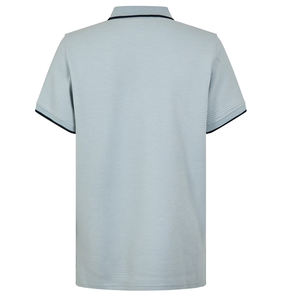 Polo gaufré élégant pour hommes Utilisation polyvalente Convient pour la superposition ou le port autonome Disponible dans des tons neutres pour Smart - Product Image 5