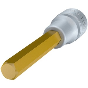 HAZET 986L Inserto para Llave de Tubo de 1/2 Pulgada con Diámetro de 10 mm, Longitud de 100 mm, Llave Hexagonal Interna 100% - Product Image 3
