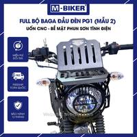 Kit complet de protection de phare Yamaha PG1 M-Biker THP TM en matériau CNC, épaisseur de plaque 2 mm, pour système d'éclairage de motos