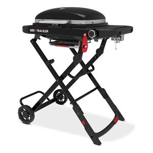 Barbecue pliant compact noir 1501750 au GPL avec gril pour voyageurs et camping - Product Image 1