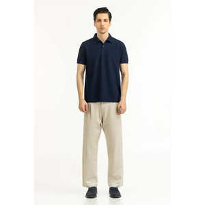 เสื้อโปโลผู้ชายทรงเข้ารูป รุ่น MN-PSH-WS25-006 ผ้าสแปนเด็กซ์ถักคุณภาพสูง พร้อมคุณสมบัติป้องกันรอยยับและลายปัก เหมาะสำหรับกอล์ฟ - Product Image 3