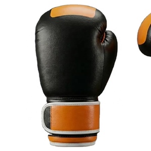Kick Boxing <b>Gloves</b> <b>with</b> PU Leather Sizes 8oz 12oz 14oz for Training and Punching Featuring Hand <b>Grips</b> - Product Image 1