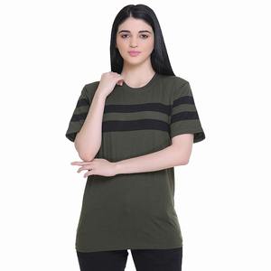 Camiseta de algodón suave para mujer, manga corta, cuello redondo, ligera, informal, a la moda, para verano, trajes diarios - Product Image 2