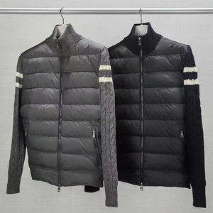 Nueva Chaqueta Acolchada Impermeable con Capucha, Color Negro, Ligera, Cálida y Brillante, con Cuello Alto y Relleno de Algodón, Precio al por Mayor - Product Image 2