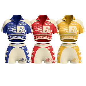 Biểu Tượng Tùy Chỉnh Phụ Nữ Bộ Gấp Hơn Quần Short Đặt Headband Chất Lượng Cao Bông Áo Sơ Mi Quần Áo Phụ Nữ 2 Mảnh Phòng Chờ Bộ - Product Image 1