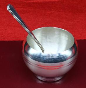 Bol en acier inoxydable de qualité étonnante Bol à dessert en acier d'excellente qualité fait à la main sur mesure - Product Image 5