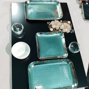 Luxury Designer Style Wood <b>Snacks</b> <b>Bowls</b> with Tissue Holder for Parties - Product Image 1