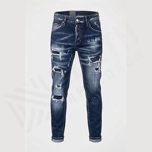 Jeans Casuales de Verano para Hombre de Alta Calidad al por Mayor, 100% Algodón, Impermeables, Resistentes al Viento, Transpirables, Ligeros, Color Personalizado OEM - Product Image 1