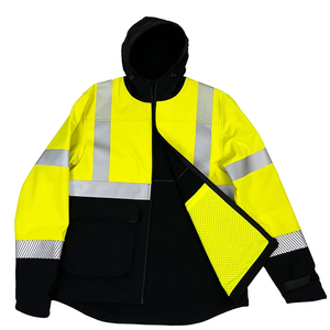 Customized <b>Hi</b> <b>Vis</b> Winter Bomber <b>Jackets</b> High Visibility Reflective CE Certified Unisex Workwear for Road Safety - Product Image 4