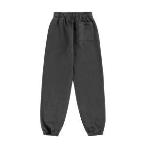 Pantalones de chándal de felpa francesa lavados Vintage personalizados para hombre, pantalones de lona informales con bolsillos y cremallera para invierno, pantalones de correr de lana gruesa al por mayor - Product Image 2