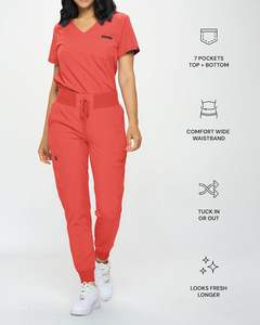 Ensembles d'uniformes unisexes confortables Vente en gros de pantalons de jogging en polyester et coton pour médecins et infirmières d'hôpital - Product Image 6