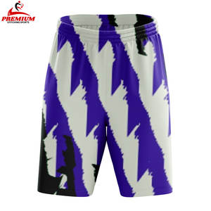 Shorts de basket-ball personnalisés, confortables, en polyester, pour hommes, sport, séchage rapide, impression par sublimation, logo, shorts en mesh - Product Image 4