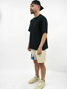 Personnalisé High Street Style Double Shorts 100% Polyester Écologique Solide Confort Ceinture Élastique Motif Décoration Séchage Rapide - Product Image 5