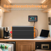 Convertisseur de courant pour voiture 4000W monophasé à onde sinusoïdale pure 12V/24V vers 110V pour camping-car/camion, usage solaire domestique avec télécommande LCD, certifié ETL