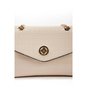 Sac en PU à motif crocodile gaufré Bej Aker - Product Image 5