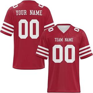 Vêtements de football américain par sublimation Maillot et pantalon d'entraînement Uniformes de football américain en polyester pour adultes/jeunes - Product Image 2