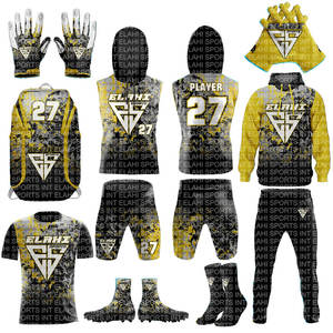 ENSEMBLE D'OFFRES sublimé 7 sur 7 Uniformes de football américain 7v7 personnalisés OEM de haute qualité avec motifs de drapeaux pour adultes - Product Image 1