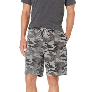 Pantalones Cortos Deportivos Casuales para Hombre, Tendencia 2025, de Algodón Sólido, Cintura Elástica, Secado Rápido, Transpirables, Cómodos, Lisos, Teñidos, para Verano - Product Image 1