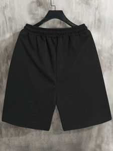 OEM ผู้ชายบล็อกสีจดหมาย patched รายละเอียด Drawstring กางเกงขาสั้นเอวกางเกงขาสั้นวิ่งแบบกําหนดเองสําหรับผู้ชาย - Product Image 2