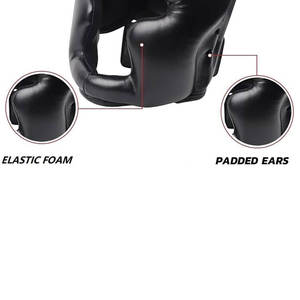 Nuevo último modelo Multi colores cara completa ganar cabeza protector casco de boxeo cuero genuino boxeo conjuntos cabeza de entrenamiento - Product Image 4