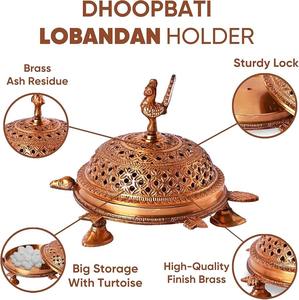 Juego de Quemadores de Incienso de Latón Árabe, Hermoso Diseño Nuevo, Decoración para el Hogar, Quemador de Bakhoor, Nuevo Diseño en Venta - Product Image 6