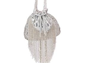 Élégant tissu de broderie à rayures mariage retour cadeau Potli sacs Satin maquillage organisateur en gros - Product Image 3