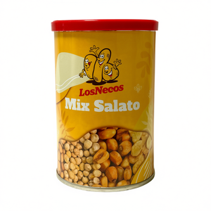 Forlivese 130g X 8 piezas Mezcla de Cacahuetes Fritos Salados Amarillos Duros y Nutritivos en Lata, Snacks - Product Image 2