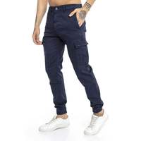 Nouveauté Pantalons de survêtement décontractés à poches cargo, coupe régulière, taille mi-haute, design personnalisé, pantalons de survêtement pour hommes, joggers