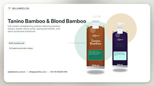 Lotion lissante pour cheveux à la kératine hydrolysée, aux aminos et à l'extrait de bambou brésilien, parfum frais et herbal - Product Image 4