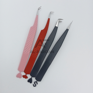 แหนบต่อขนตาที่มีเครื่องหมายรูปหัวใจและดอลลาร์ญี่ปุ่นทำจากสเตนเลสสตีลแข็งแรงจับแน่นมีปริมาณ90องศา - Product Image 2