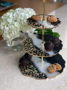 Vibrante soporte de exhibición de pasteles y postres multicolor, soporte moderno para cupcakes, Ideal para hoteles, fiestas, eventos y decoración del hogar - Product Image 5