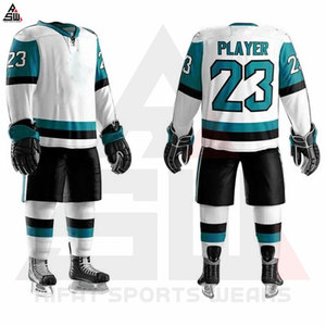 เครื่องแบบฮ็อกกี้น้ำแข็งสำหรับทุกเพศขนาดใหญ่ผ้าโพลีเอสเตอร์แบบ100% แห้งเร็วออกแบบได้ตามต้องการ - Product Image 2