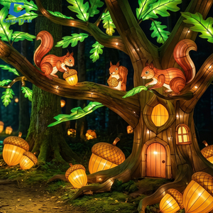 Instalaciones de Iluminación Navideña Llave en Mano, Festival de Luces Botánicas Inmersivas para Parques Temáticos y <span class=keywords><strong>Destinos</strong></span> de Turismo Cultural - Product Image 4
