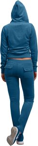Ensemble de survêtements personnalisés pour hommes de haute qualité 360 GSM doublure en polaire lourde hiver manches raglan pantalon à capuche tissu tricoté - Product Image 3