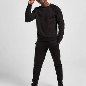 Survêtements en molleton uni sur mesure pour hommes, coupe ajustée, vêtements de sport pour hommes, survêtement personnalisé pour adultes, nouveau design - Product Image 2