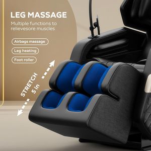 Fauteuil de massage avec fonction multifonctionnelle intelligente, main mécanique 4D, rail de guidage SL, commande vocale IA, fauteuil de massage à gravité zéro pour la maison - Product Image 5