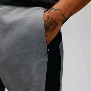 Venta al por mayor de poliéster casual impresión personalizada pantalones de correr de gran tamaño gimnasio cintura elástica pantalones lisos pantalones de chándal en blanco para hombres - Product Image 3
