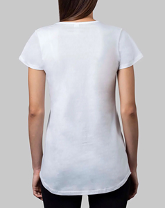 Venta al por mayor Tallas grandes Verano Dobladillo curvo Transpirable Secado rápido Manga corta Cuello cuadrado Camisetas Mujeres - Product Image 2