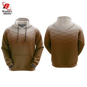 Venta al por mayor de sudaderas de lana de invierno Puff impresión para hombre Sudadera con capucha logotipo personalizado estilo callejero ropa deportiva - Product Image 3