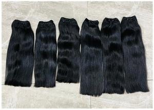 Double Trame Cuticule Alignée Cheveux Humains Indiens Bruts Paquets de Cheveux Raides Qualité Premium au Prix de Gros - Product Image 5