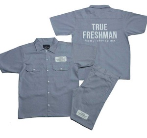 Biểu Tượng Tùy Chỉnh Nút Quần Short Thiết Lập Người Đàn Ông Áo Sơ Mi Jogger Thiết Lập Dạo Phố Dickies Nylon Twill Bông Mùa Xuân Tracksuit Sweatsuit Cho Nam Giới - Product Image 1