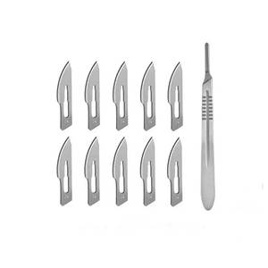Manche de scalpel n°4 4 Manches de scalpel en acier inoxydable - Parfaites pour les procédures chirurgicales précises, Manche de scalpel n° 4 - Product Image 6