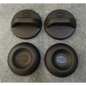 Maniglie rotanti antiscivolo push up Elite con cuscinetti per i piedi e tappetino per sport da palestra a casa - Product Image 2