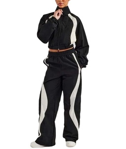 Polyester Material Lightweight Quickdry Windbreaker Tracksuit For Women Customised Logo Printing Windproof OEM Service 2026 - Product Image 1