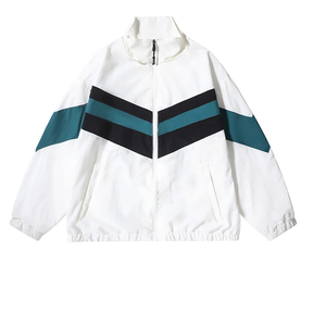 Hip Hop Varsity Veste Hommes High Street Patchwork Couleur Bloc Coupe-Vent Manteaux Femmes Printemps Automne Mince Mode Collège Vestes - Product Image 4