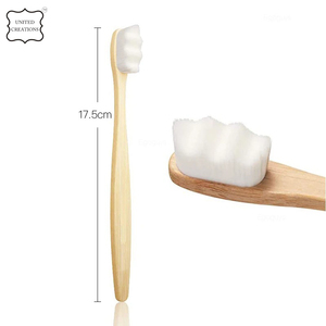 Cepillo de dientes de bambú de madera respetuoso con el medio ambiente Cepillo de dientes biodegradable súper suave para adultos Cepillo de dientes de bambú de cerdas suaves sin BPA - Product Image 6